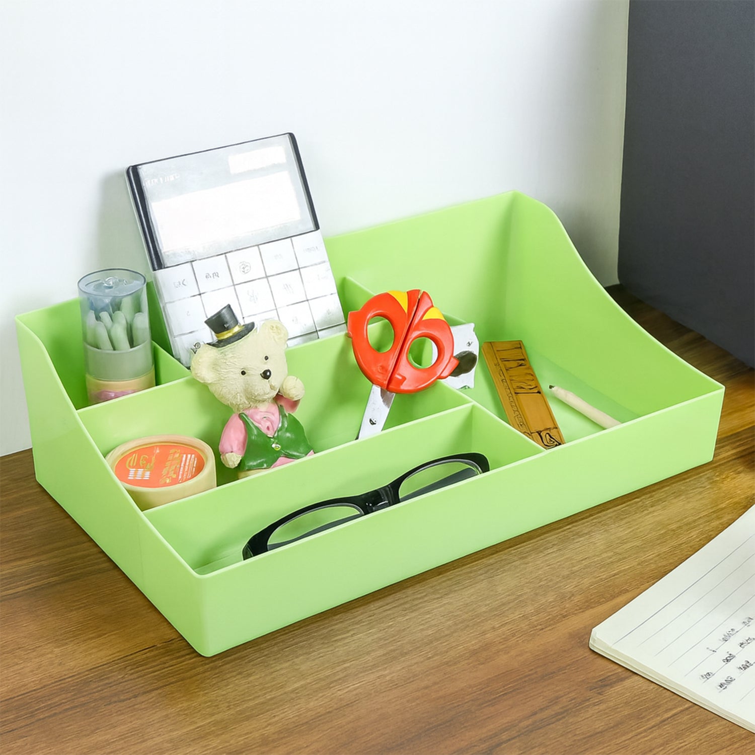 Multi-Section Desk Organizer Storage Tray (1 Pc) Multi-Section Desk Organizer Storage Tray (1 Pc)